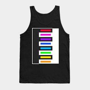 Abstract Stripes Tank Top